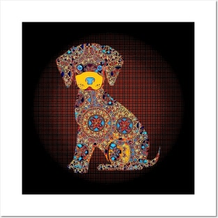 Dog Mandala Posters and Art